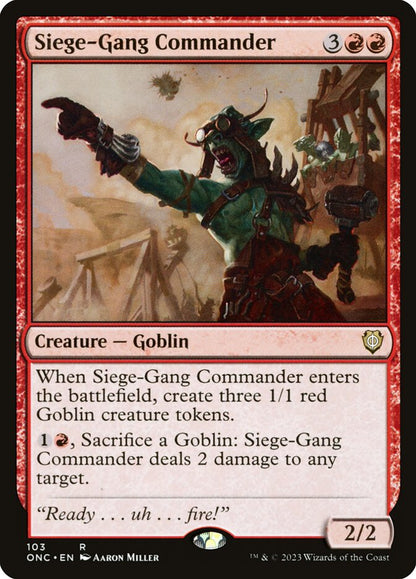 Siege-Gang Commander onc 103