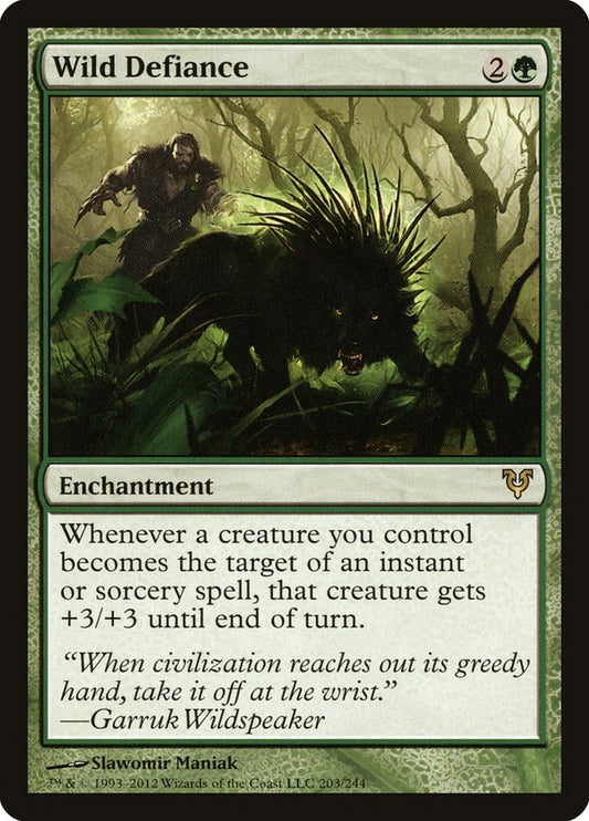 Wild Defiance avr 203