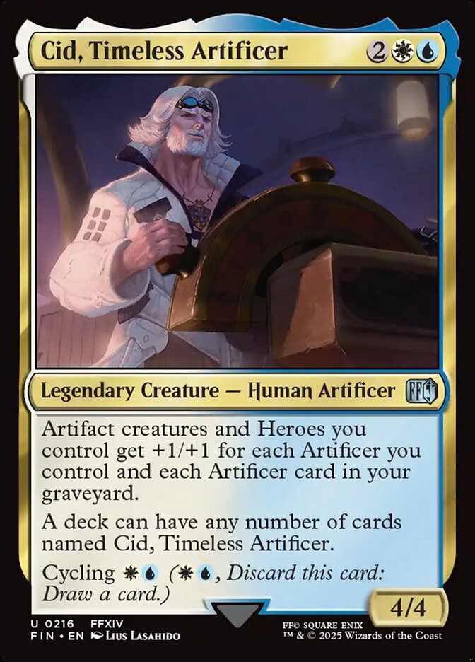 Cid, Timeless Artificer fin 216