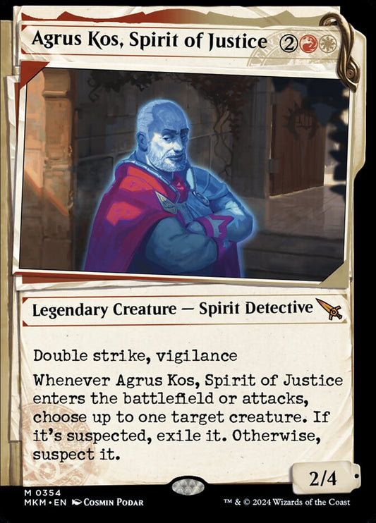 Agrus Kos, Spirit of Justice mkm 354