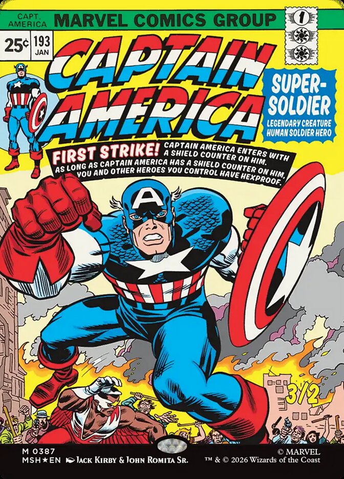 Captain America, Super-Soldier msh 387