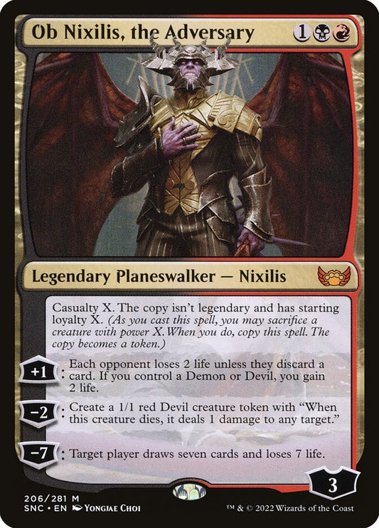 Ob Nixilis, the Adversary snc 206