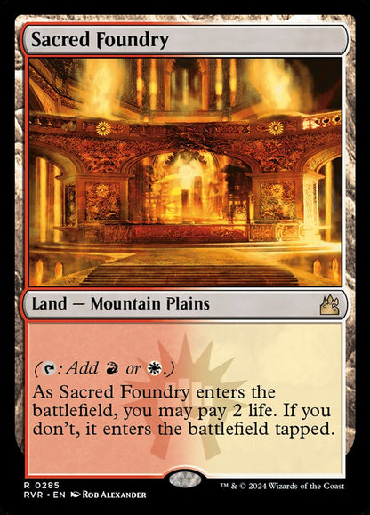 Sacred Foundry rvr 285