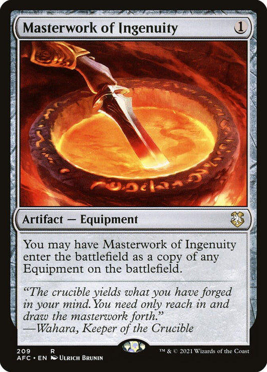 Masterwork of Ingenuity afc 209