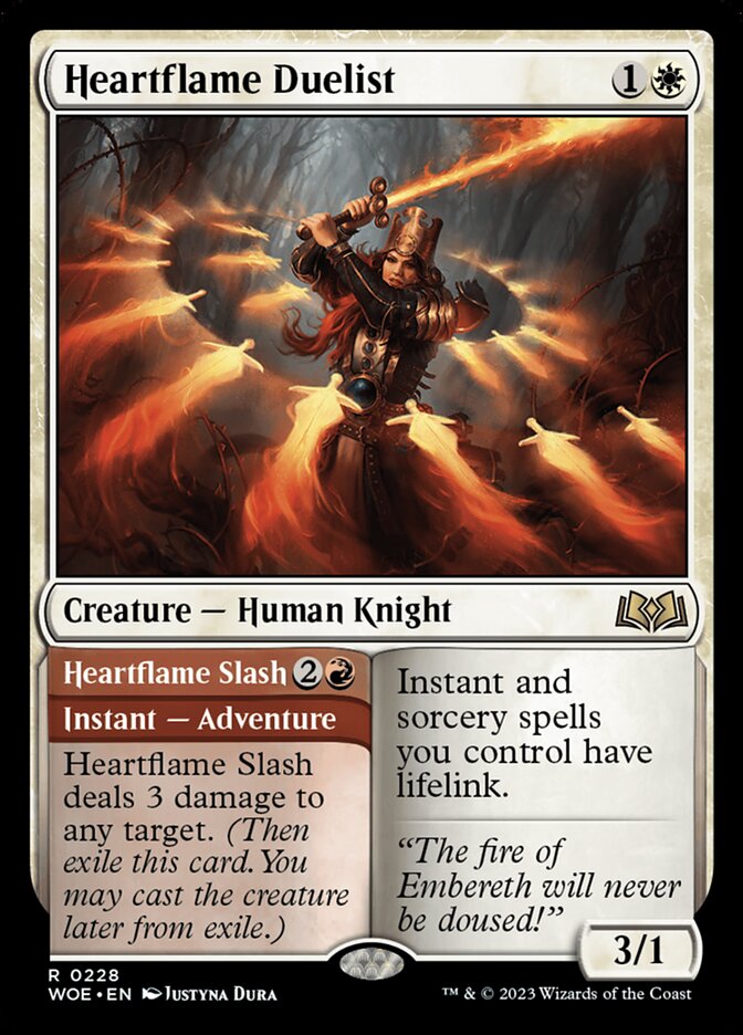 Heartflame Duelist // Heartflame Slash woe 228