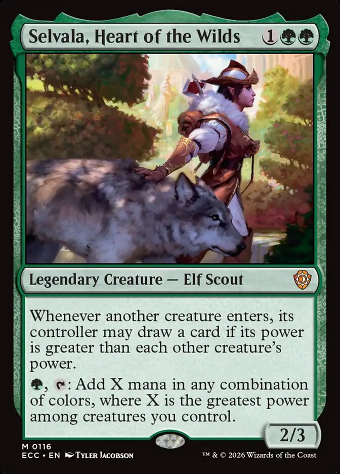 Selvala, Heart of the Wilds ecc 116
