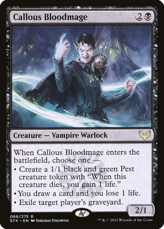 Callous Bloodmage stx 66