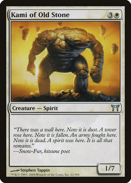 Kami of Old Stone chk 22