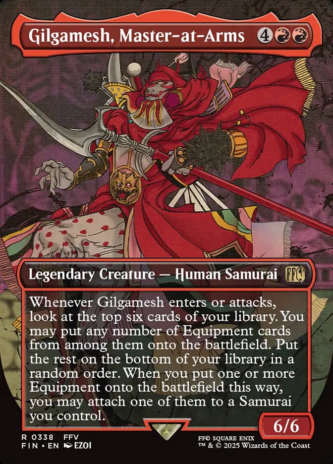 Gilgamesh, Master-at-Arms fin 338