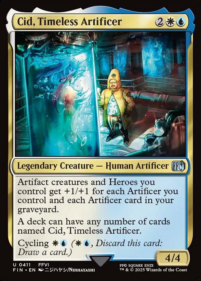 Cid, Timeless Artificer fin 411