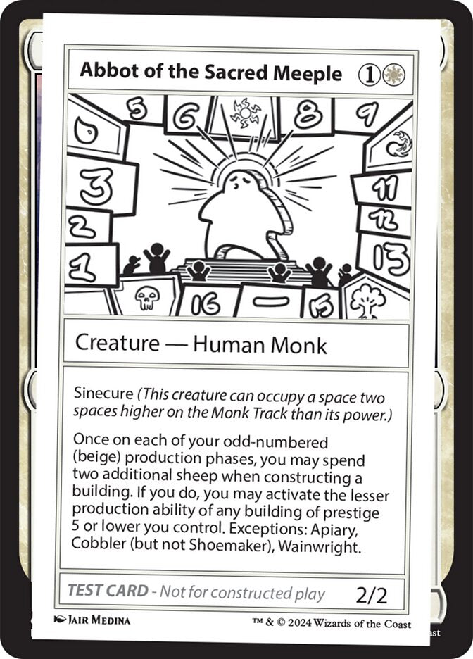 Abbot of the Sacred Meeple mb2 507