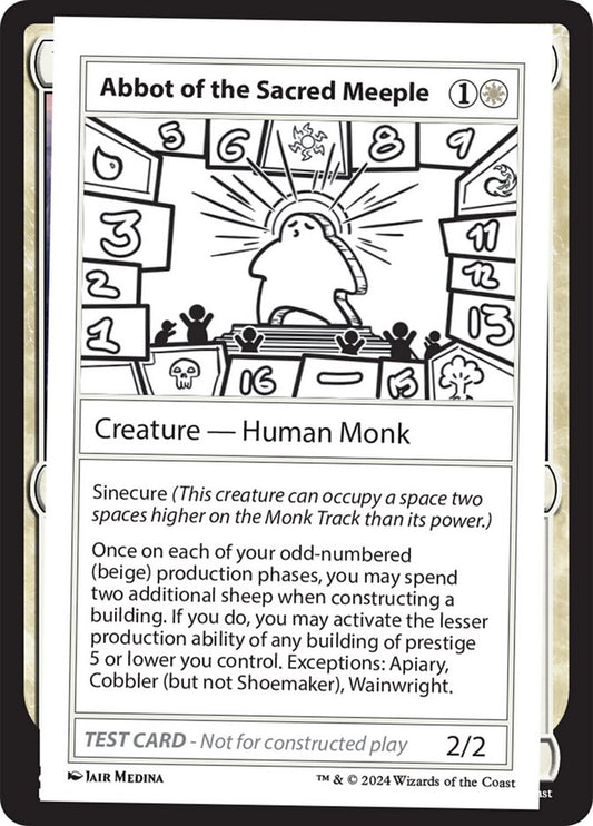 Abbot of the Sacred Meeple mb2 507