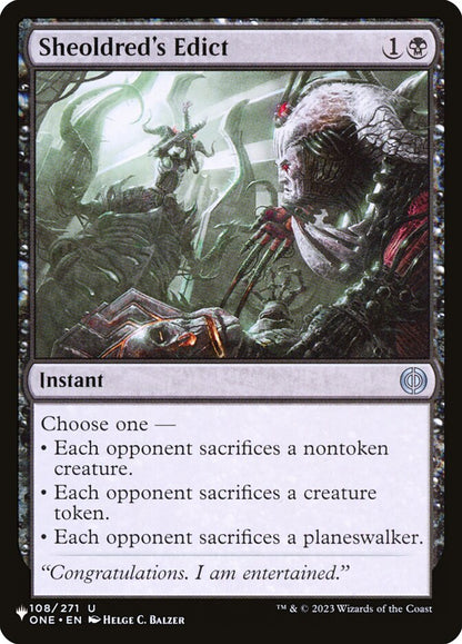 Sheoldred's Edict plst ONE-108