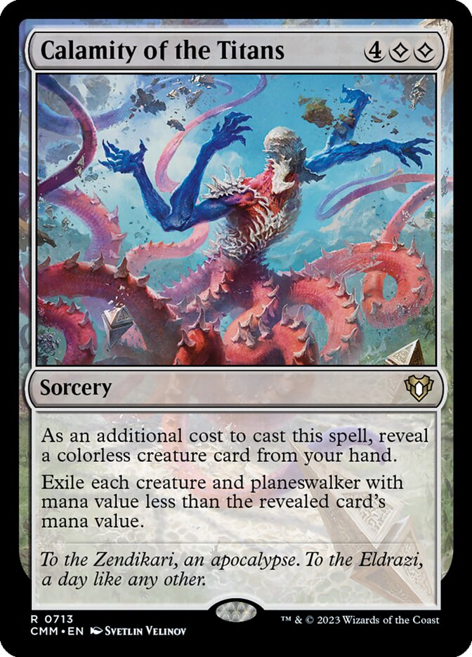 Calamity of the Titans cmm 713