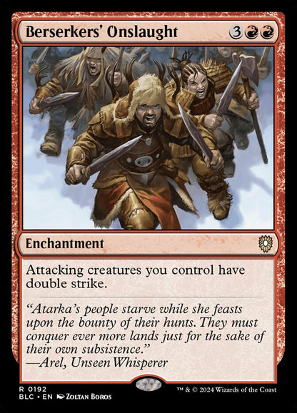 Berserkers' Onslaught blc 192
