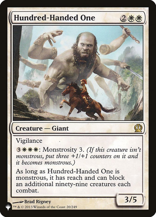 Hundred-Handed One plst THS-20