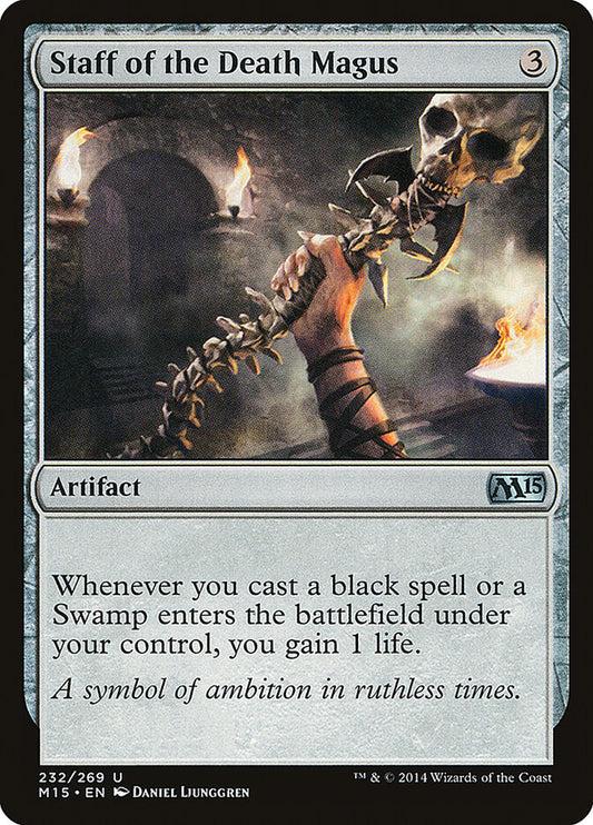Staff of the Death Magus m15 232