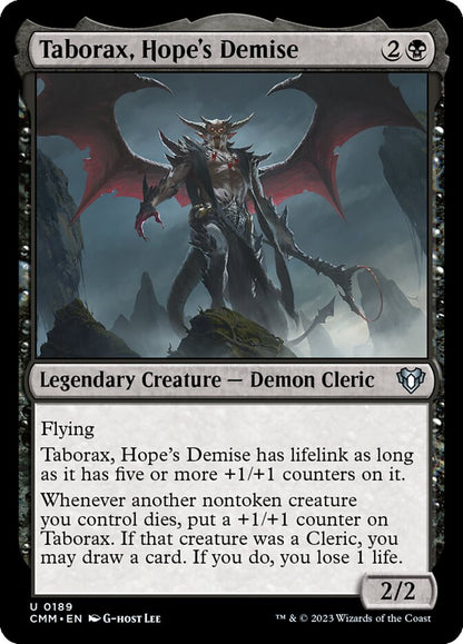 Taborax, Hope's Demise cmm 189