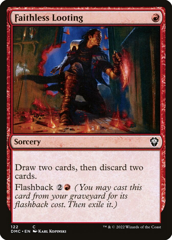 Faithless Looting dmc 122