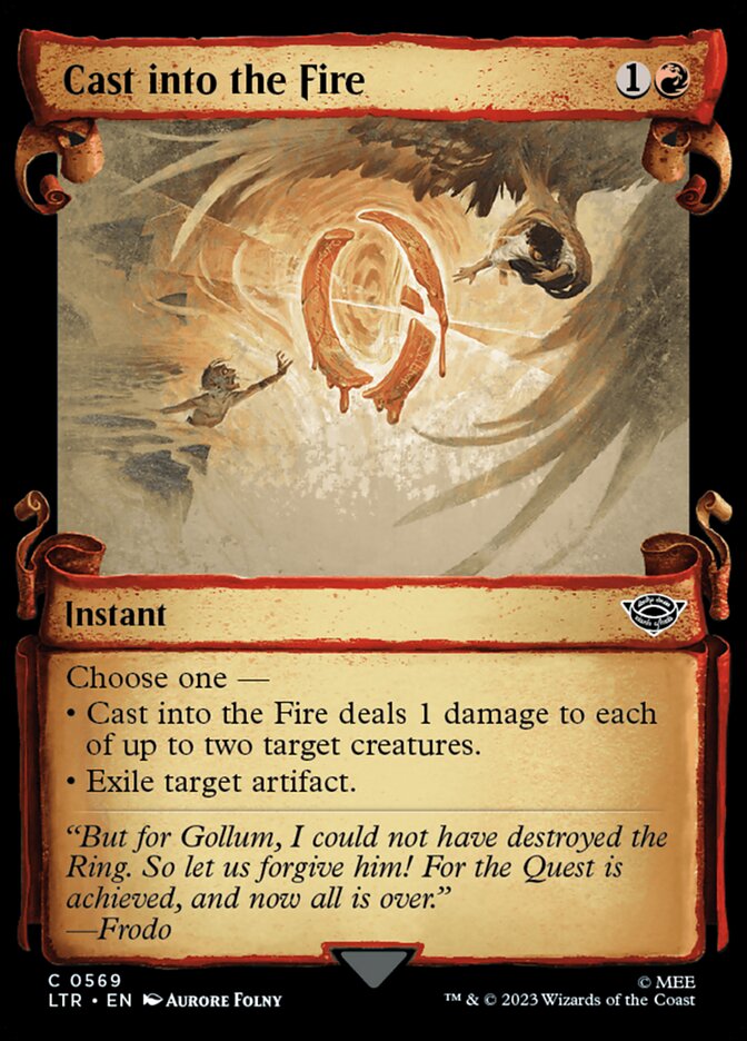 Cast into the Fire ltr 569