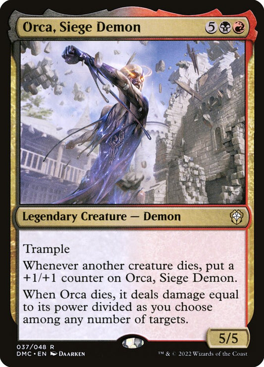 Orca, Siege Demon dmc 37