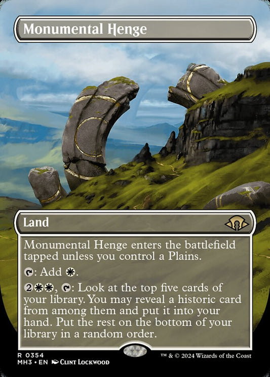 Monumental Henge mh3 354
