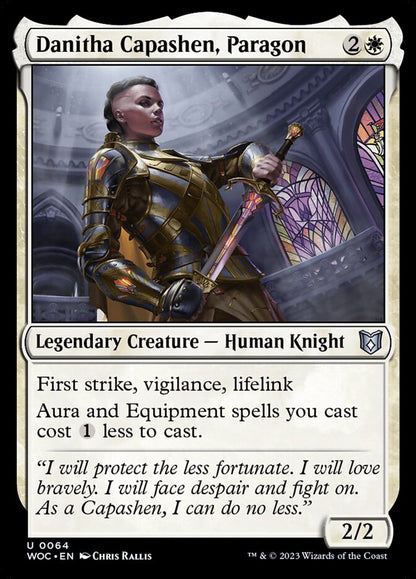 Danitha Capashen, Paragon woc 64