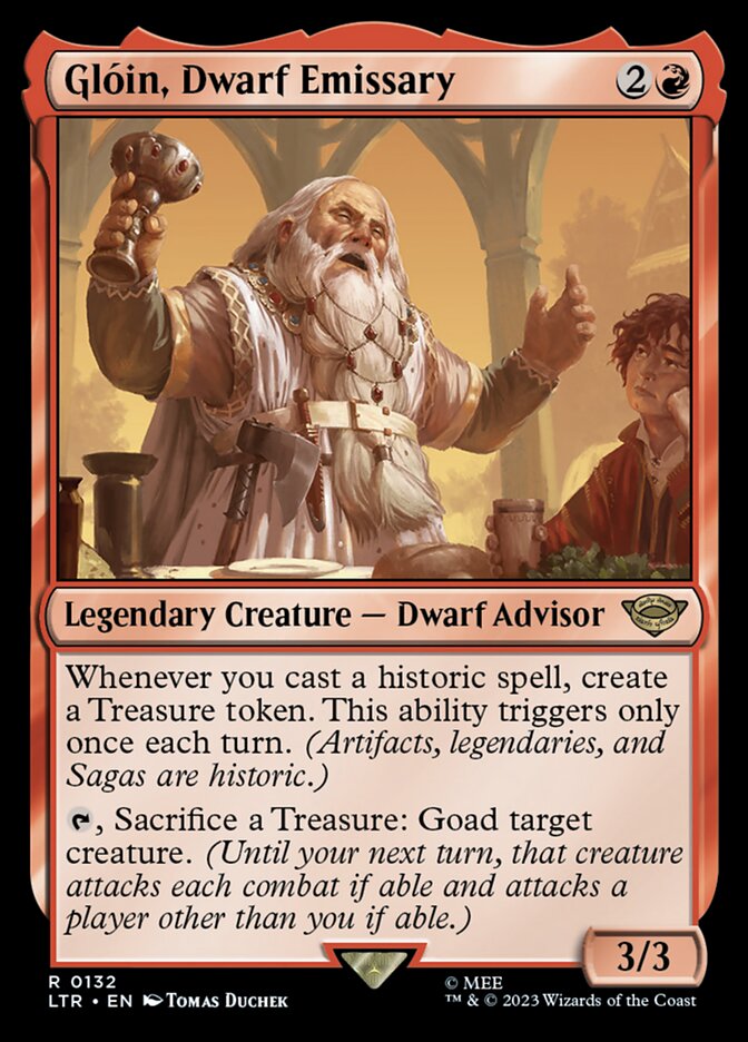 Glóin, Dwarf Emissary ltr 132