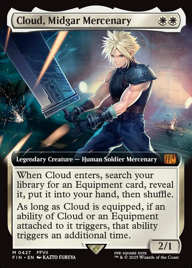Cloud, Midgar Mercenary fin 427