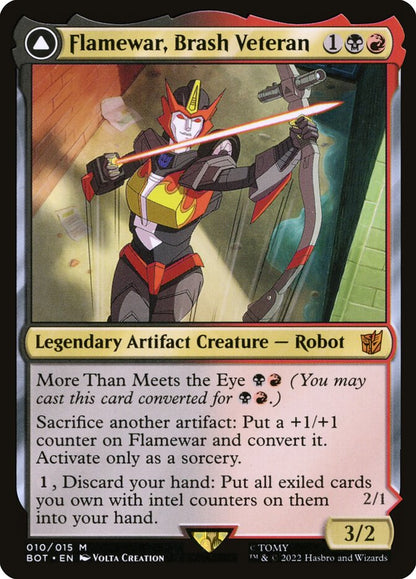 Flamewar, Brash Veteran // Flamewar, Streetwise Operative bot 10