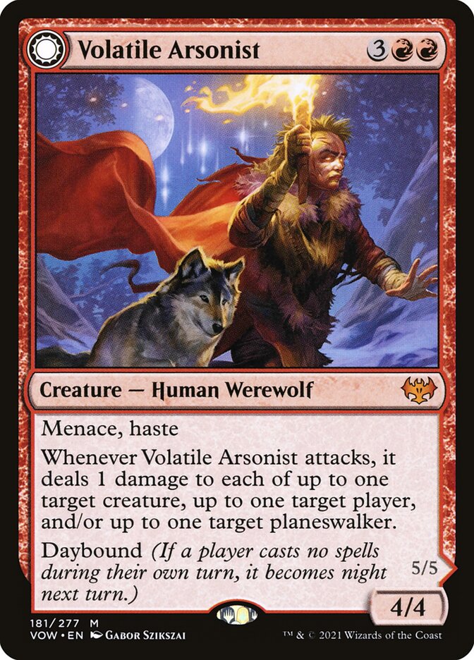 Volatile Arsonist // Dire-Strain Anarchist vow 181