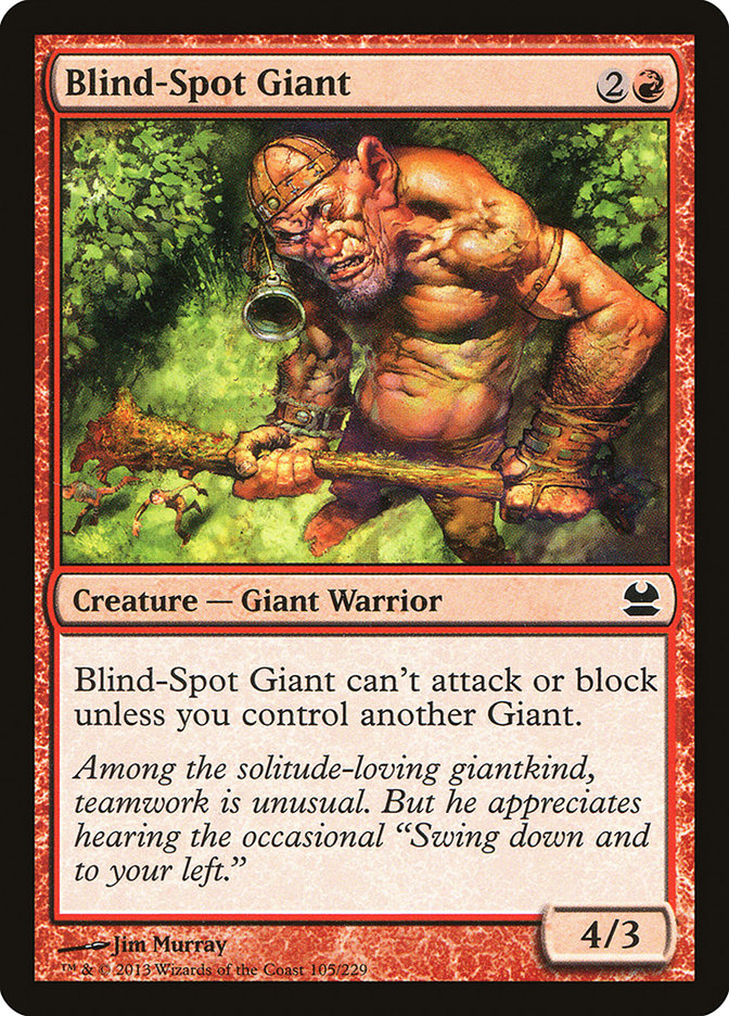 Blind-Spot Giant mma 105