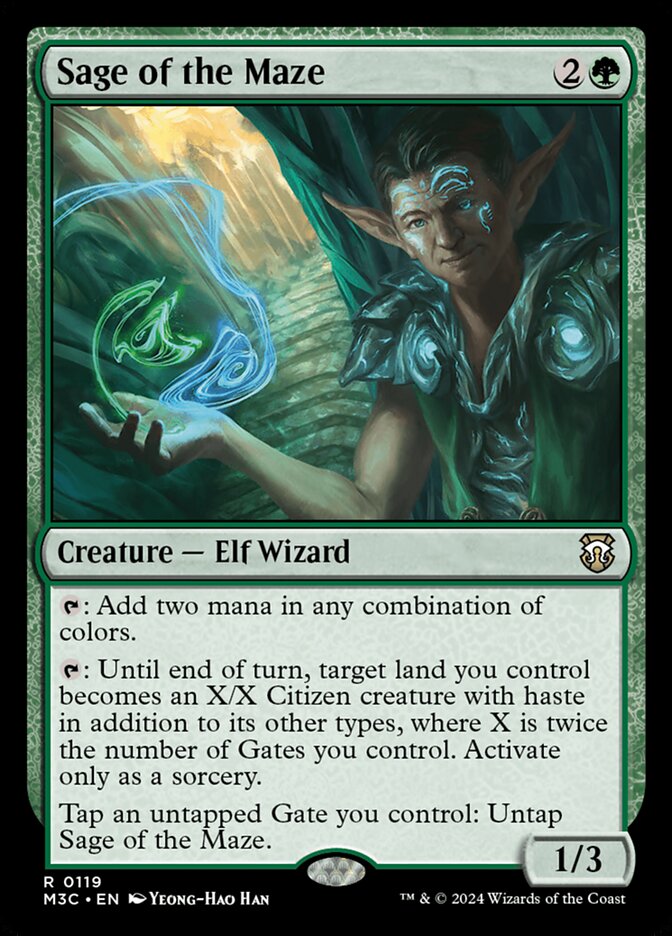 Sage of the Maze m3c 119
