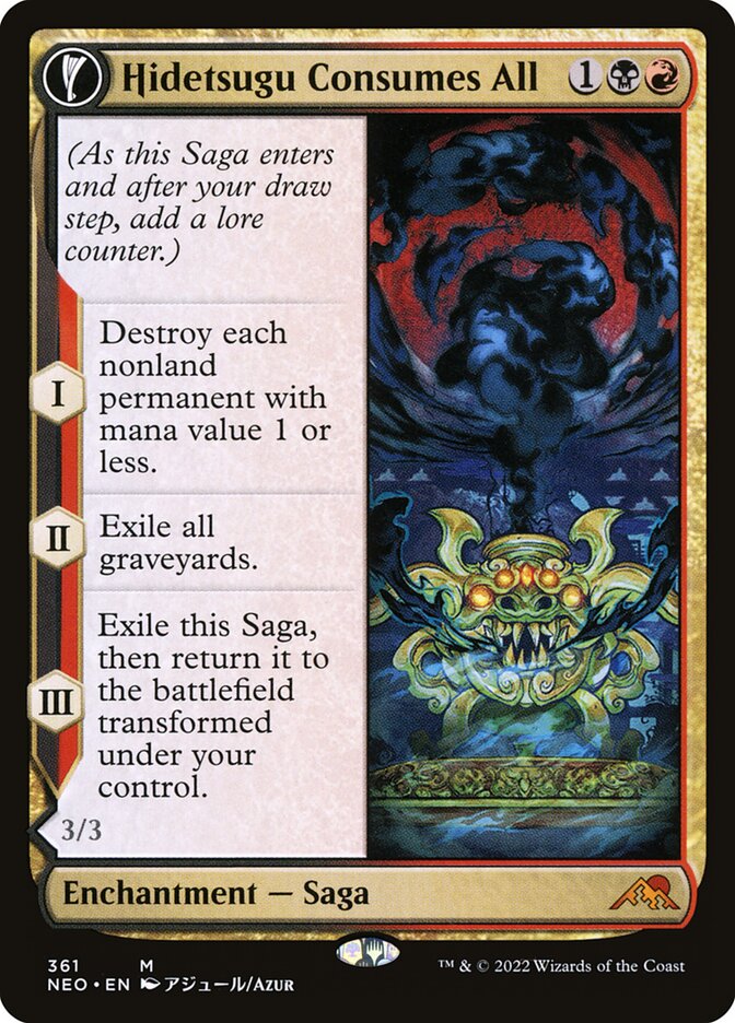 Hidetsugu Consumes All // Vessel of the All-Consuming neo 361