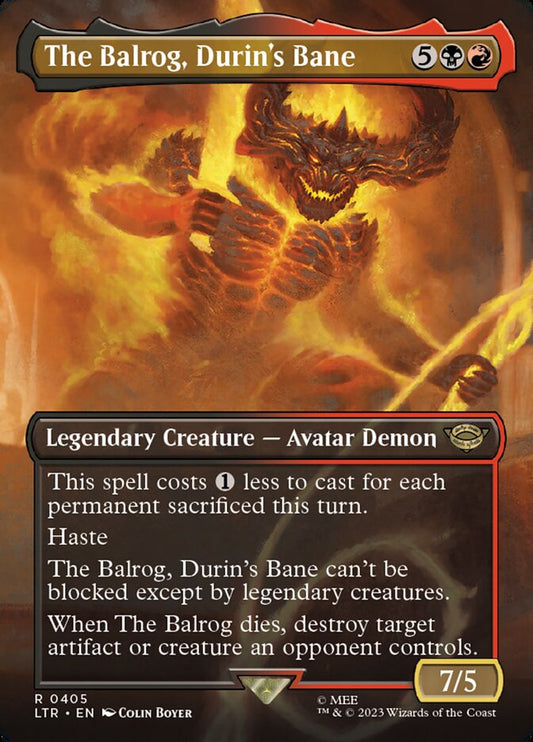 The Balrog, Durin's Bane ltr 405