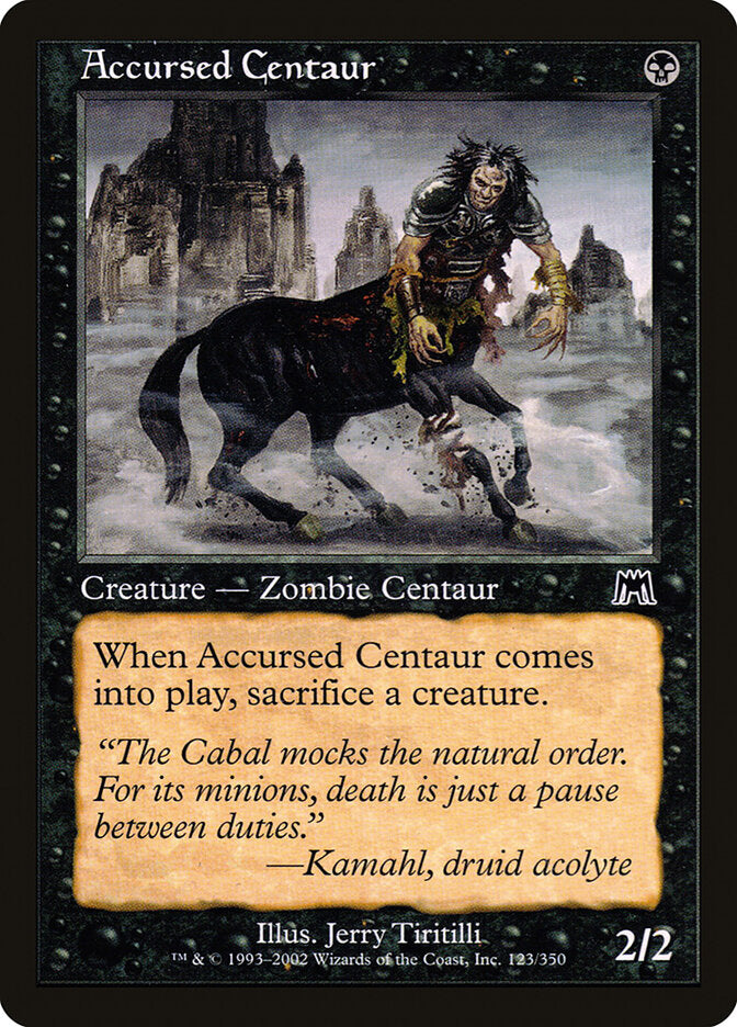Accursed Centaur ons 123