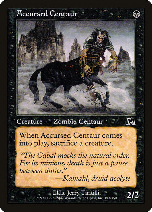 Accursed Centaur ons 123