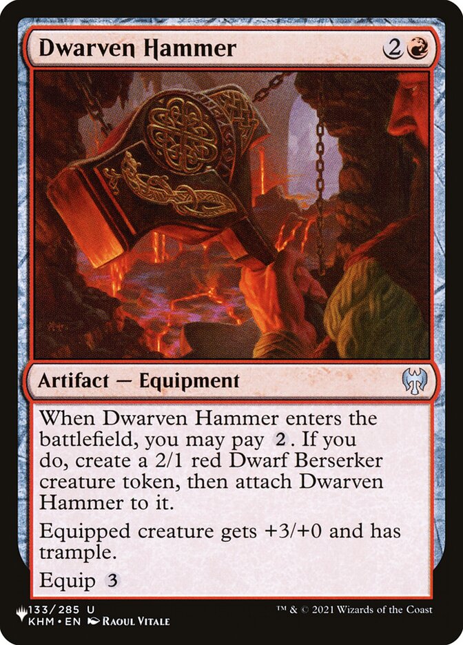 Dwarven Hammer plst KHM-133
