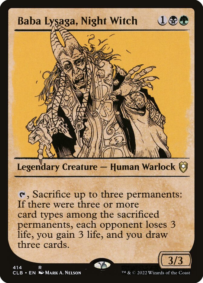 Baba Lysaga, Night Witch clb 414