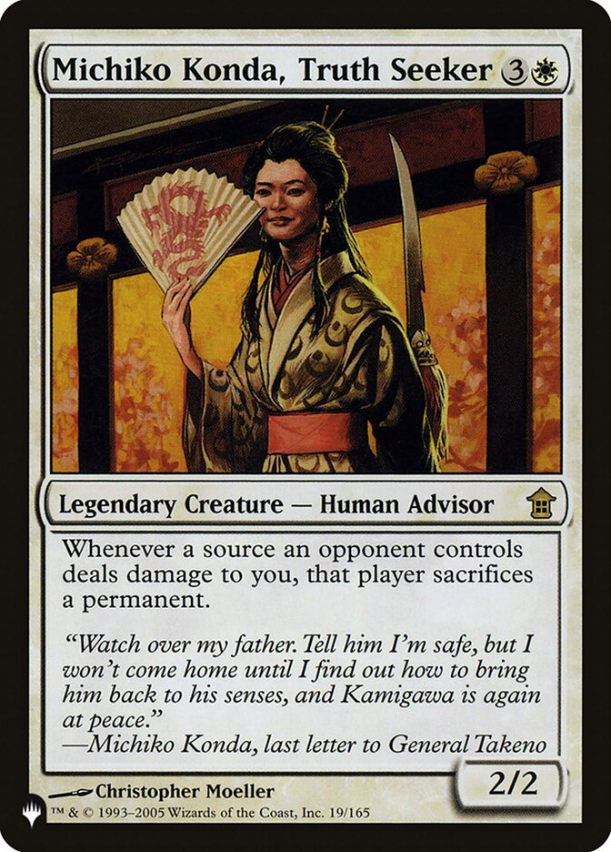 Michiko Konda, Truth Seeker plst SOK-19