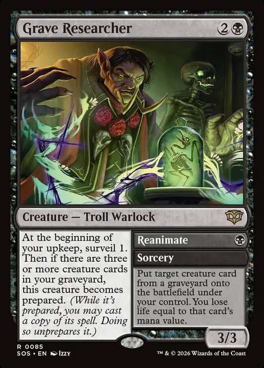 Grave Researcher // Reanimate sos 85