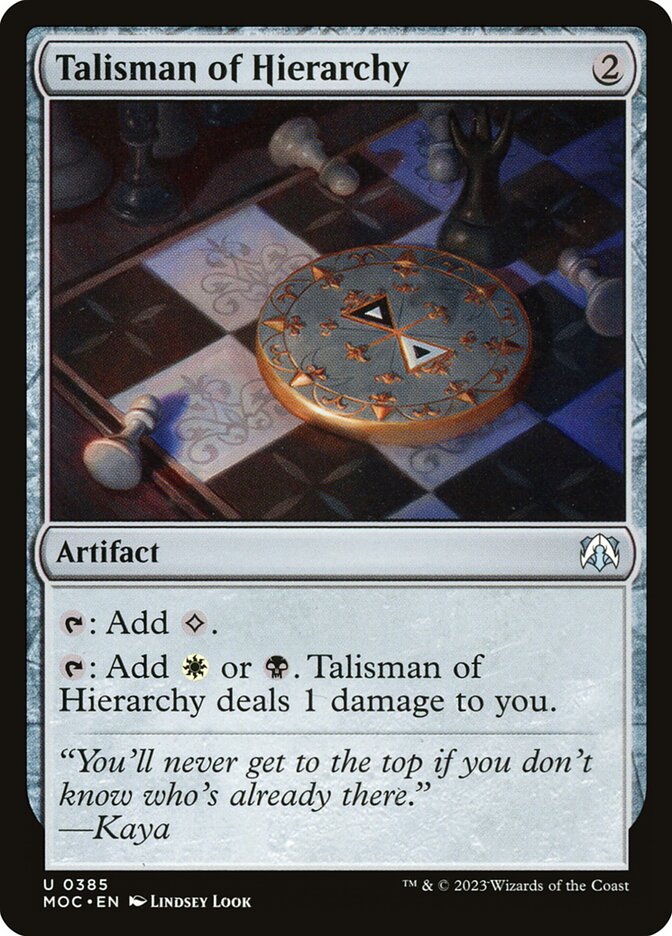 Talisman of Hierarchy moc 385