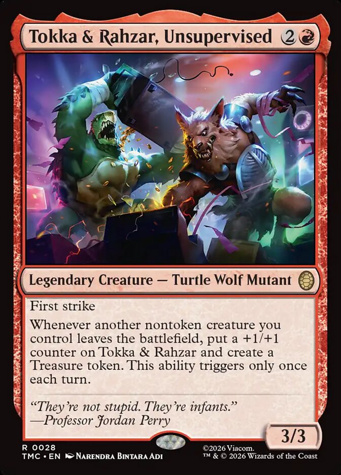 Tokka & Rahzar, Unsupervised tmc 28