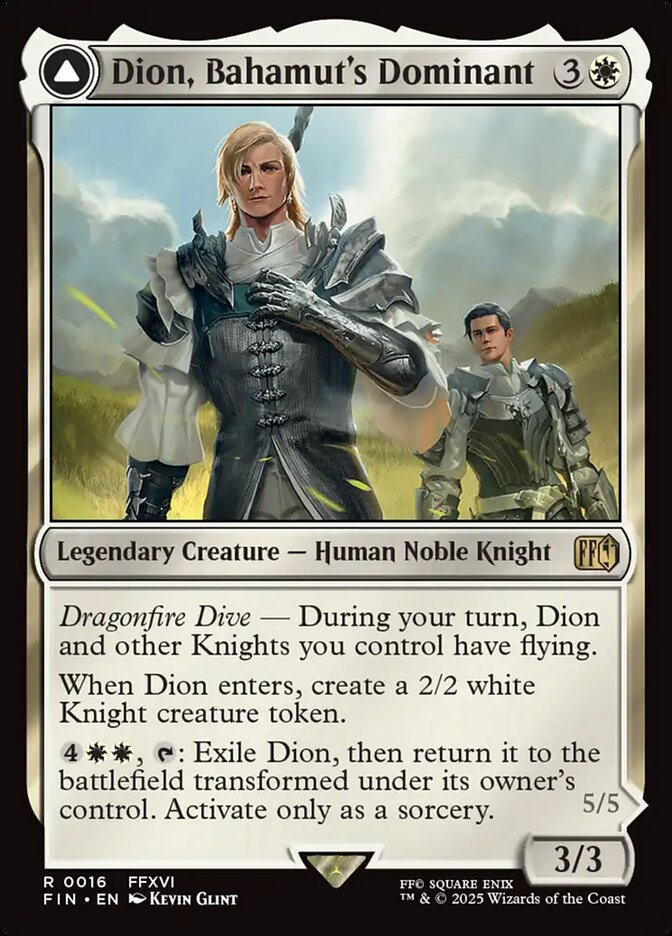 Dion, Bahamut's Dominant // Bahamut, Warden of Light fin 16