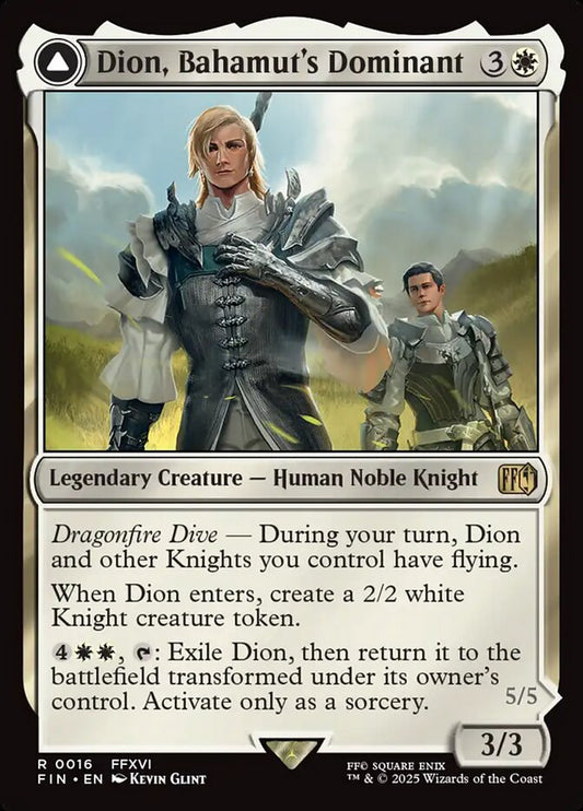 Dion, Bahamut's Dominant // Bahamut, Warden of Light fin 16
