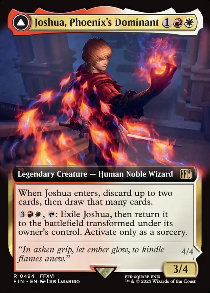 Joshua, Phoenix's Dominant // Phoenix, Warden of Fire fin 494