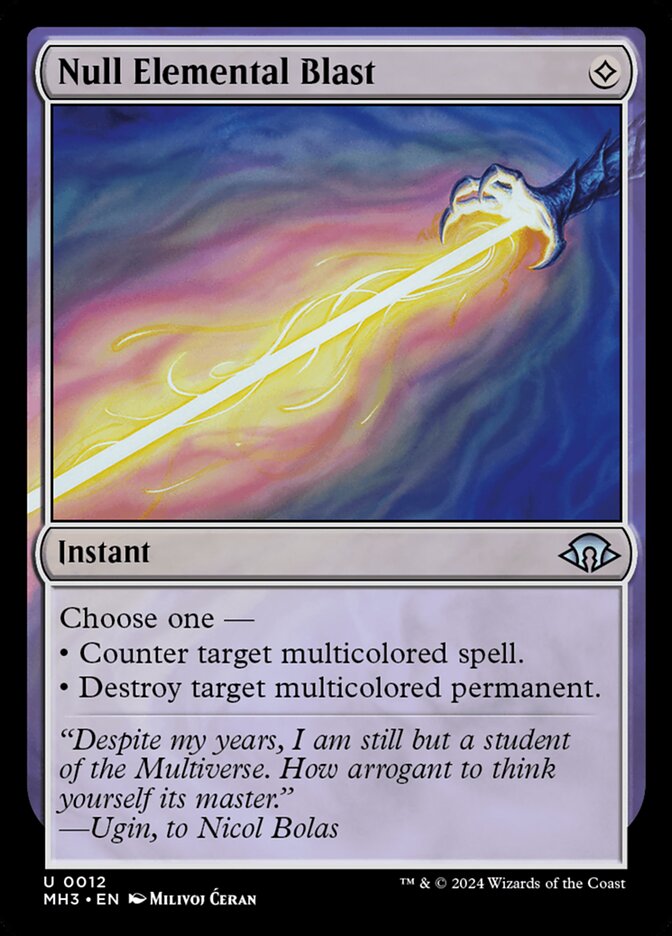 Null Elemental Blast mh3 12