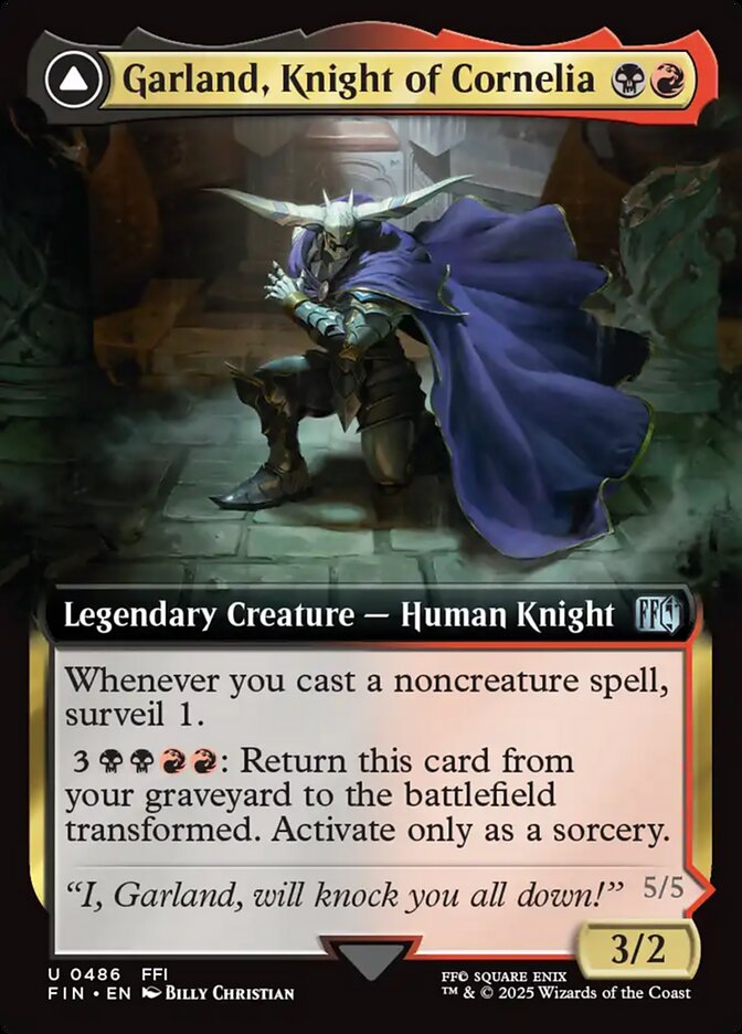 Garland, Knight of Cornelia // Chaos, the Endless fin 486