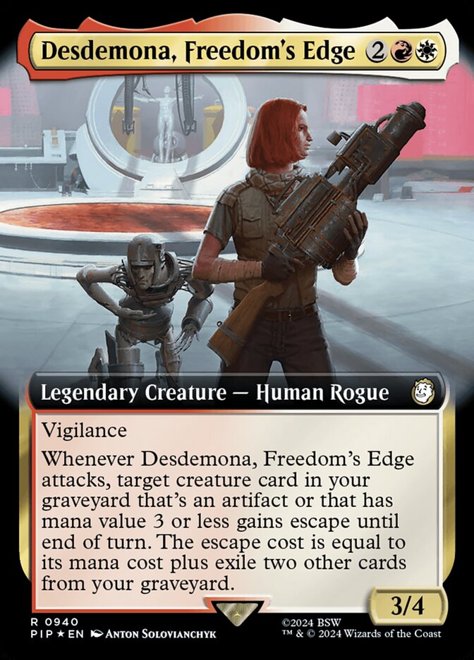 Desdemona, Freedom's Edge pip 940
