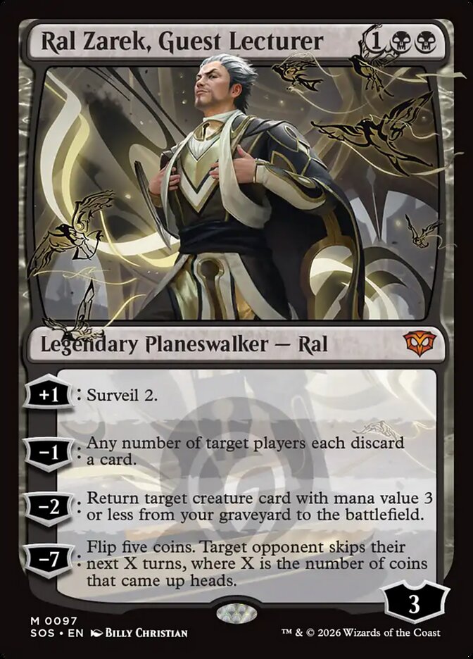 Ral Zarek, Guest Lecturer sos 97